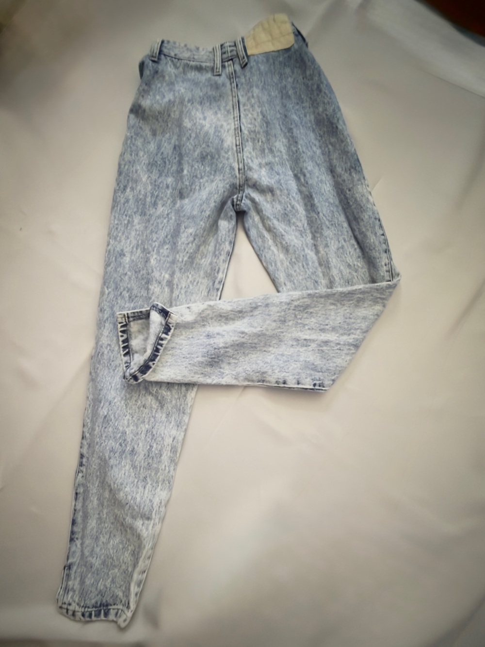 Vintage BONGO Acid Wash High Waisted Tapered Mom Jeans Size 5 Grunge Retro 90s